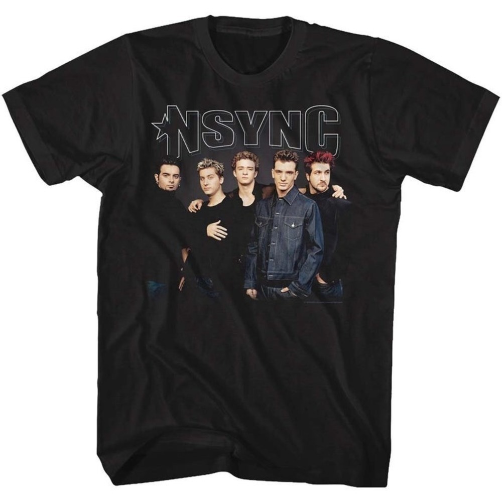 Nsync Stark Group Shot Black Shirts